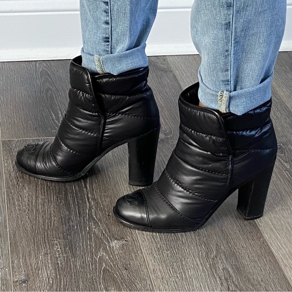 Chanel Puffer Ankle Boots - - Picture 3 of 8